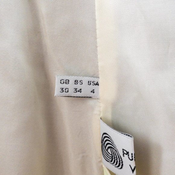 Vintage 80s 4 Wool Houndstooth Print Swing Blazer - Picture 10 of 11